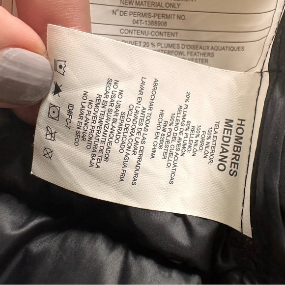 Free Country Down Filled Puffer Vest Medium Black - Picture 7 of 7